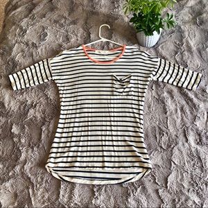 Women’s Pink Rose small elbow sleeve tee